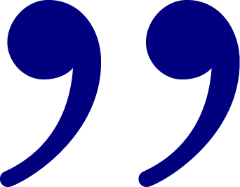 Dubbla citationstecken stängs.